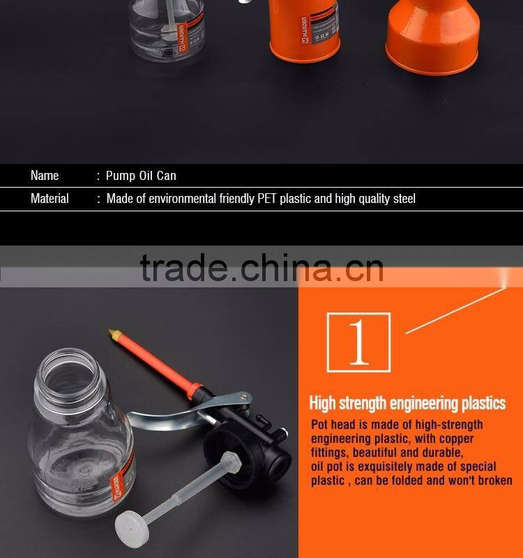 Environmental-friendly PET olier oil can Flexible metal spout oil can