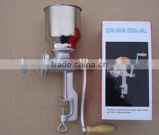 Manual Corn Wheat Grinder Cast Iron Big Hopper Grain Grinder