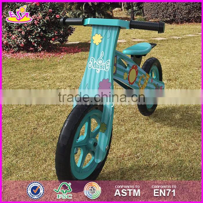 2017 New design original work children wooden balance bikes for boys W16C178