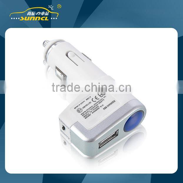 CE Approval 5V 2.1A USB Mini Car Power Charger Adapter Plug for Apple and Samsung Device