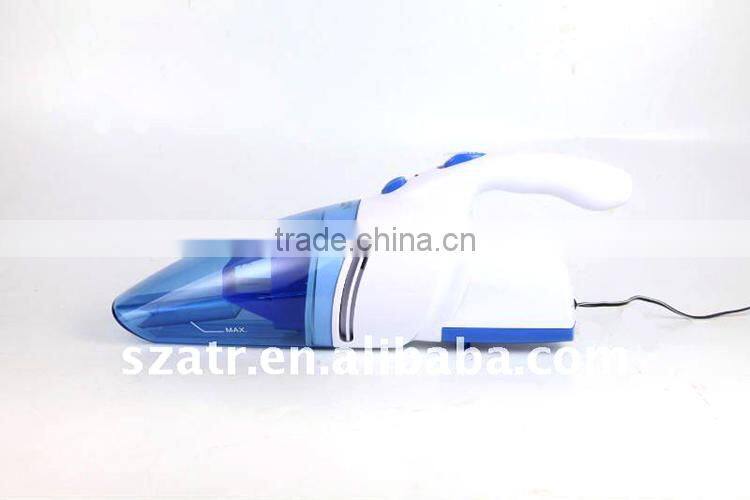 Portable car vacuum cleaner with air compressor