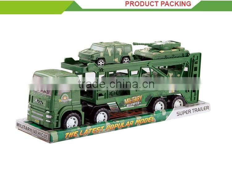 Cheap set friction inertial toy plastic tractor toy models