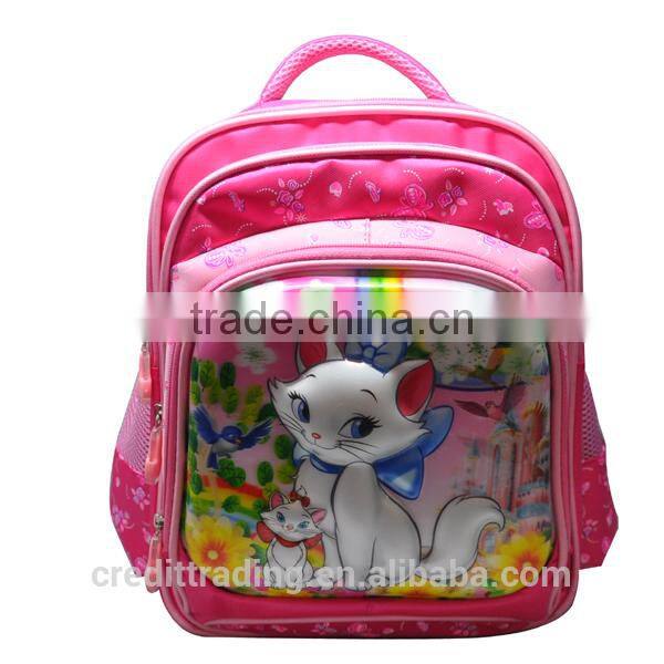 2d 3d cartoon canvas satchel backpack bag