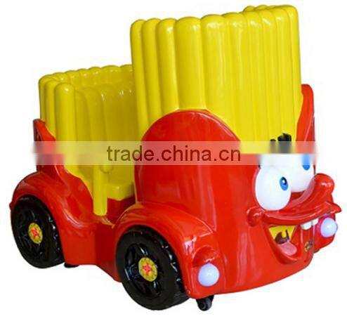 Coin Operated Chips Kids ride swing car for sale
