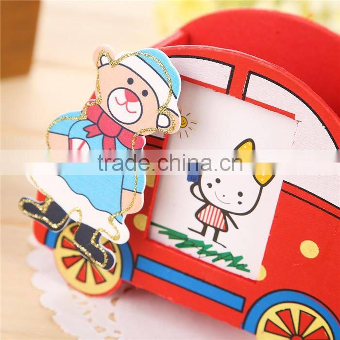 christmas car small gift wholesale wood pencil holder