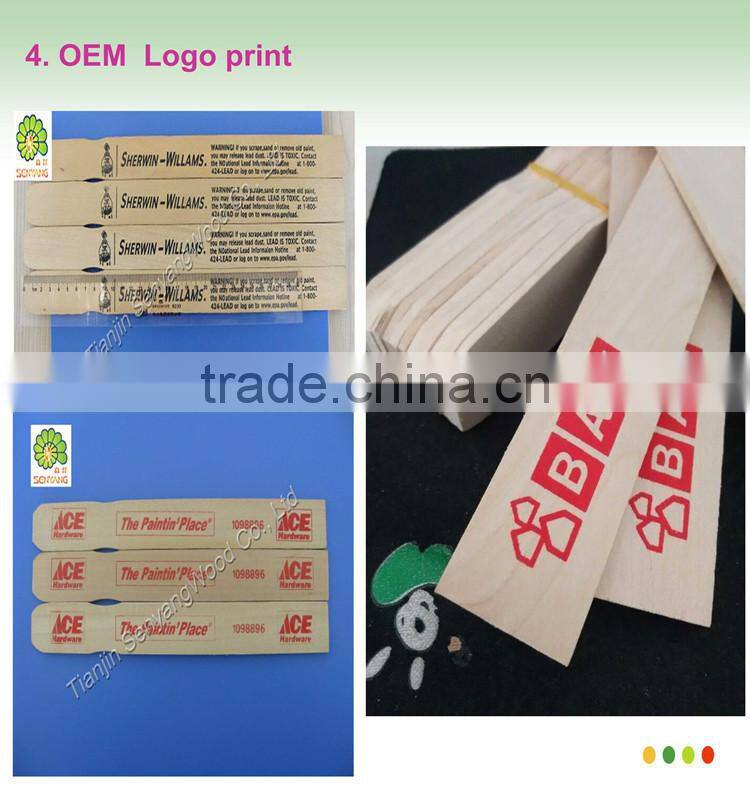 Wooden Paint Mixing Stirrer With Hand Curve