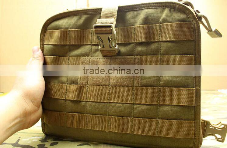 custom brown military tactical molle pad small bags