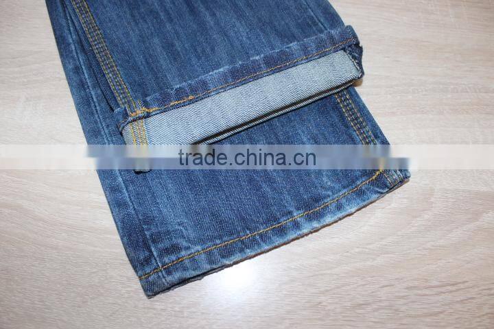 GZY Mens High Quality Designer light Scratch Denim Biker Jeans denim fabric for jeans stock