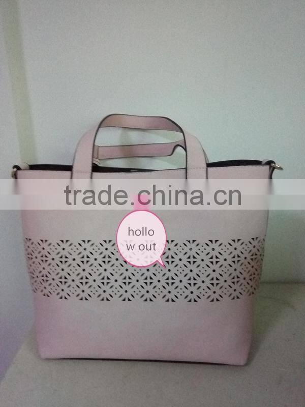 2017 2018 Fashion hot wholesale high quality classic pu new hollow bag