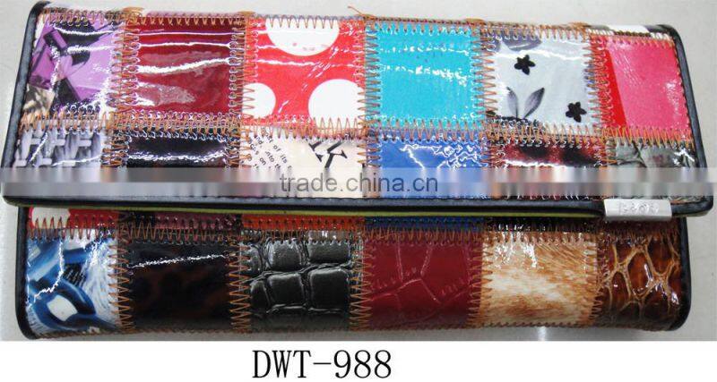 Fashion new hot croco cowhide Genuine leather women wallet