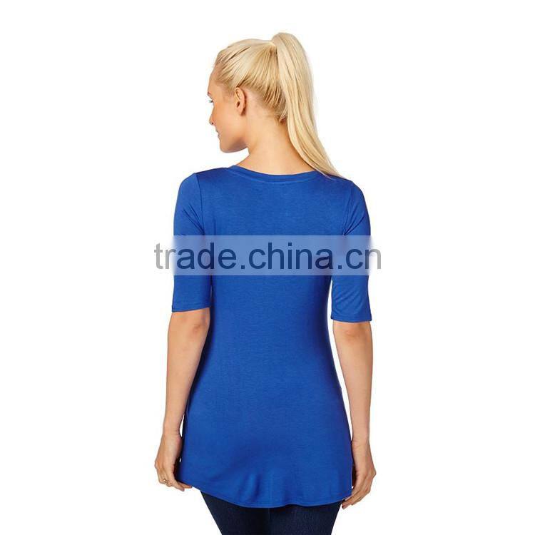Wholesale plus size sexy v neck maternity t shirt maternity clothing dropship