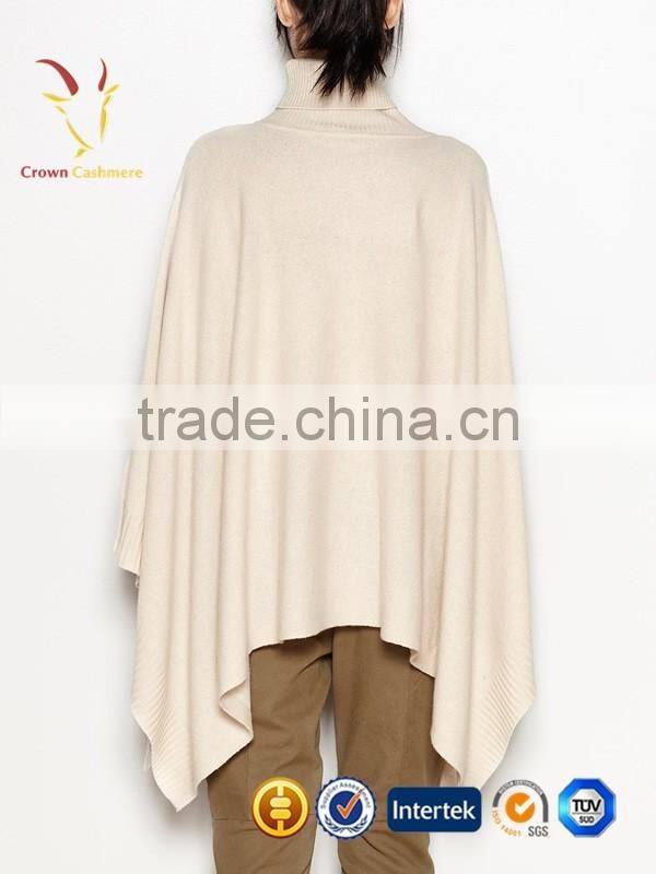 Ladies Wholesale Turtleneck Ponchos,Knitted Capes and Ponchos for Women