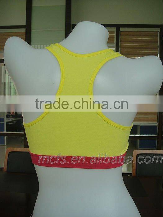 Seamless girls bra pattern