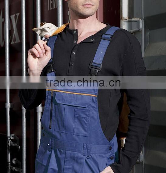 Juqian 2016 quality work garments classic breathable detachable cargo durable blue overall work pant