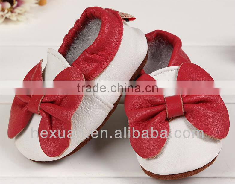 animal pattern pure leather shoes for baby, young kids leather shoes