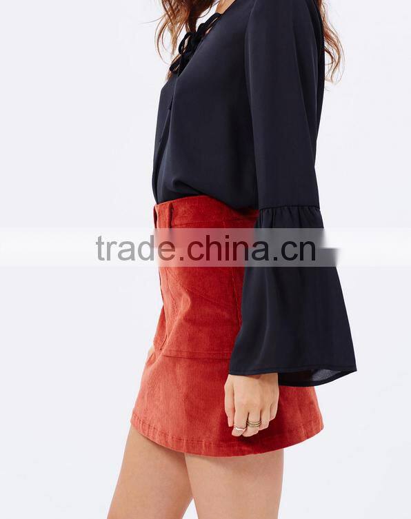 Wholesale fancy skirt top design plus size clothing mature women in skirt