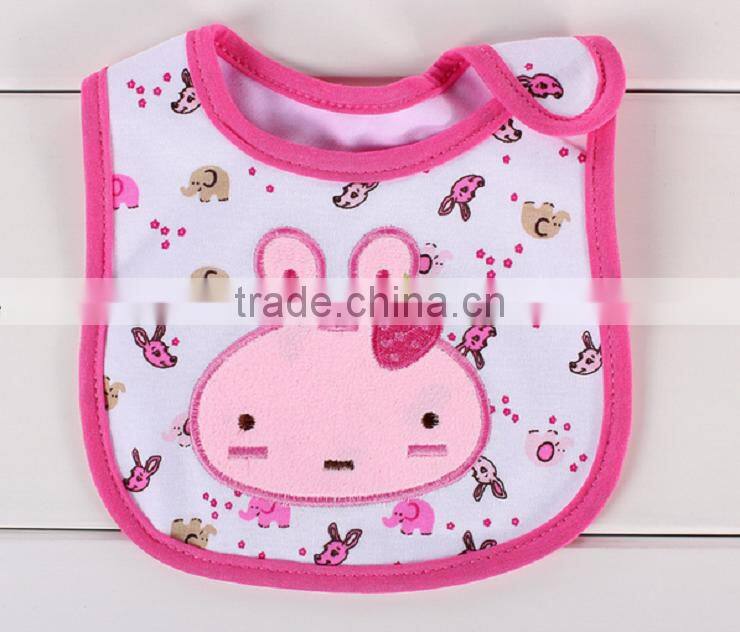 China baby bib manufacturer 2016 new arrival cotton bandana baby bib cute silicone baby bib