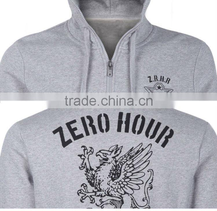 Hotest UK design fleece cotton men hoodie jacket / heavyweight cotton hoodies T13331