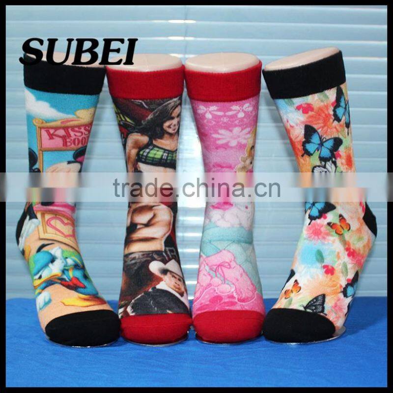 Sublimation sock sports socks 360 printing digital printing sock sports socks