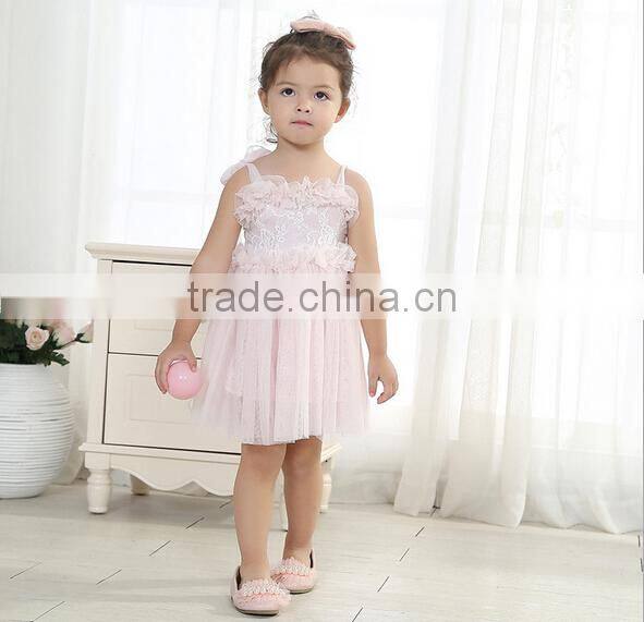 Wholesale 2015 New Design Fall Pink Lace Ruffle Baby Leggings