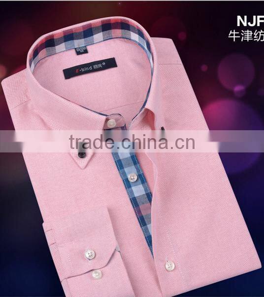 Pink oxford Alibaba hot product gentle elegant funky shirt for men