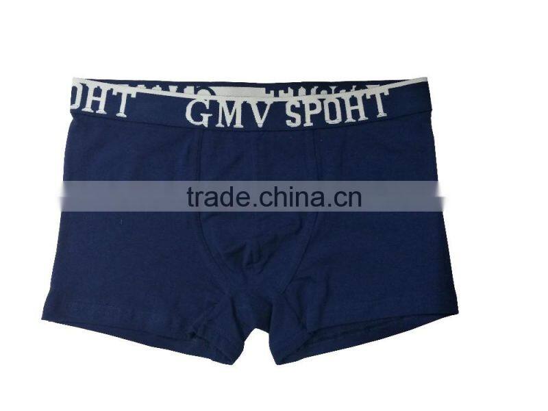 Fashion men basic boxers underwear