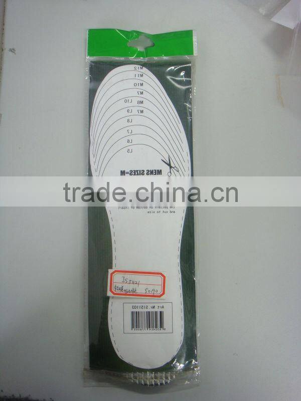 Massage anti odor PU foam rubber shoe insoles