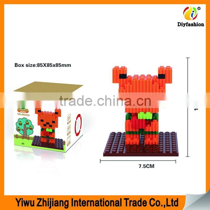 Christmas Hot Sale Santa Claus Mode 3D Mini Diamond Blocks Building Blocks Toys for Childrens