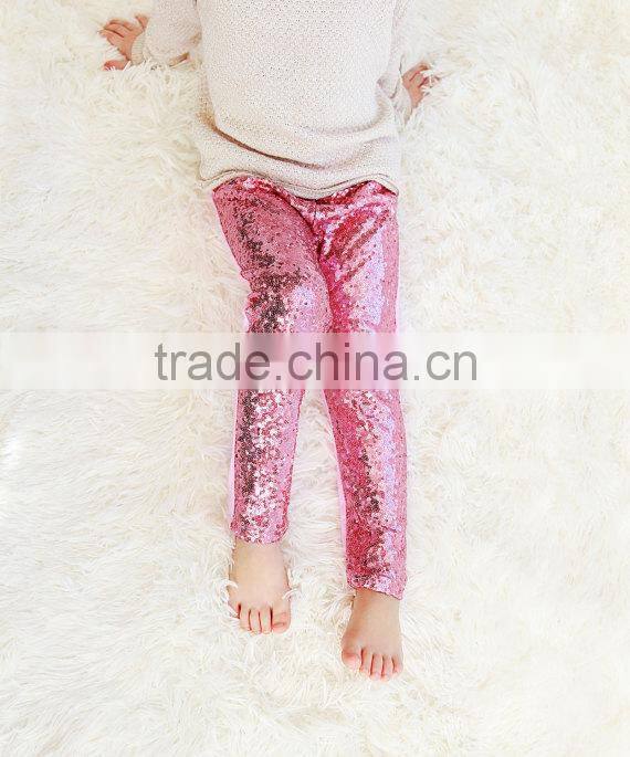 Wholsale newborn baby clothes Sequin harem pants icing leggings