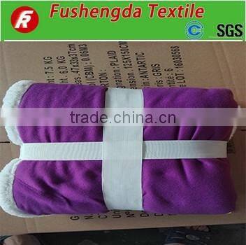 2016 new design sherpa blanket in changshu of suzhou city