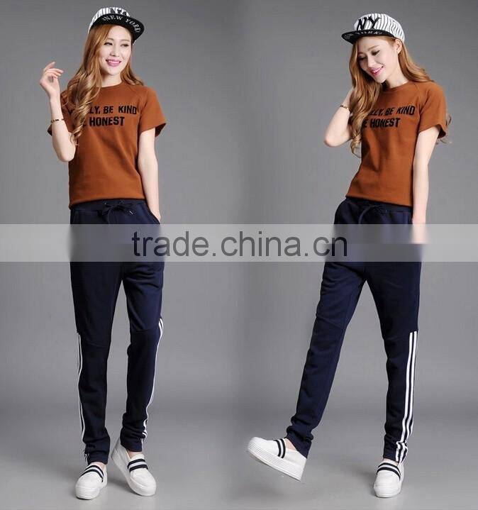 Wholesale Hot Sale Womens Sports Yoga Casual Harem Pants Girls Fashion Loose Trousers