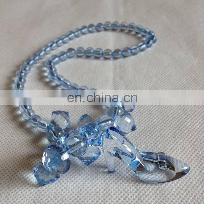 PAS-0764 Girls party cosplay set Cinderella tiara wand and necklace set