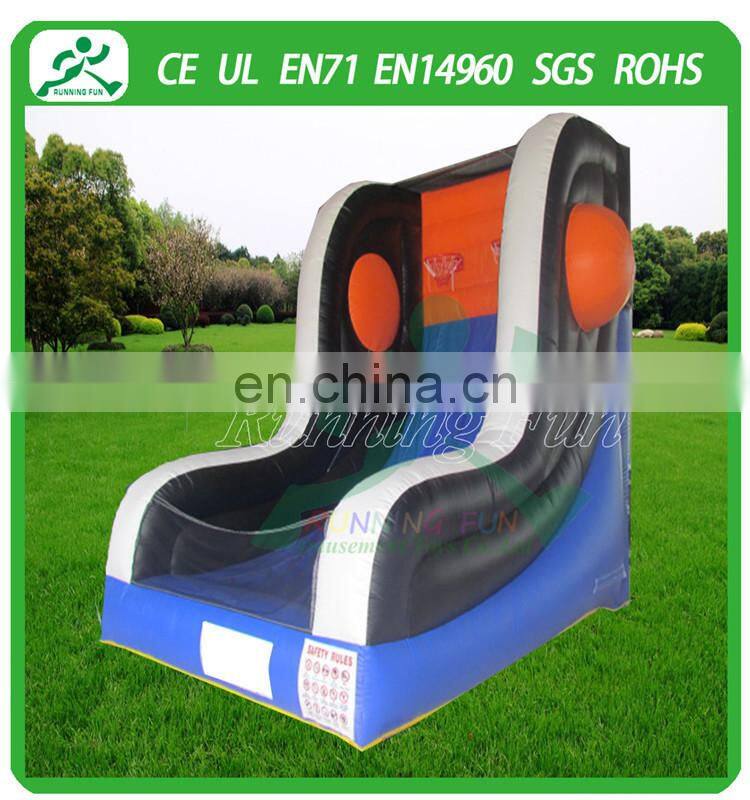Colourful Inflatable Basketball Hoop, Shoot Game For Sale