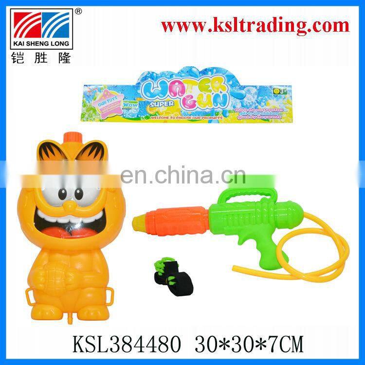 kids plastic backpack pumping water gun