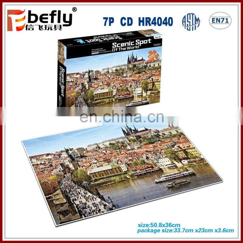 Adult cardboard jigsaw puzzle custom puzzle 5000 pieces
