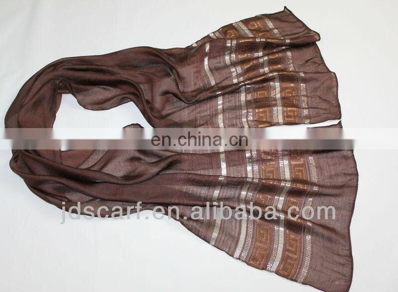 polyester , summer ,silk , thin orange scarves hijab+turc