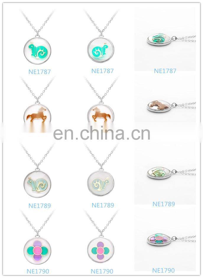 SenFai animal shape inside elegant pendant Necklace for woman