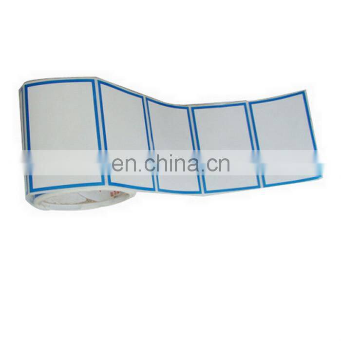Paper blank adhesive waterproof labels and stickers