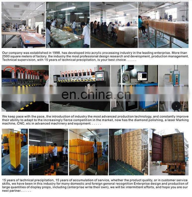 Octagon Shaped Clear Acrylic Logo Block Customized Acrylic Block