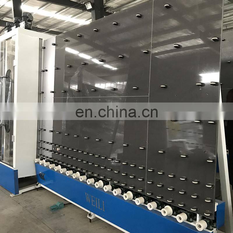 Jinan factory 2000mm automatic vertical insulating glass washing and drying Machine