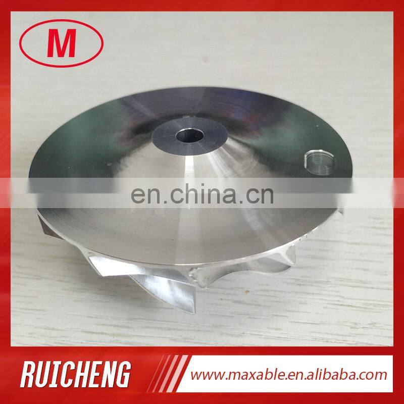 GT15-25 720915-0004/737692-0002 44.39/60.01mm 6+6 Blades billet/millingal /aluminum 2618 compressor wheel