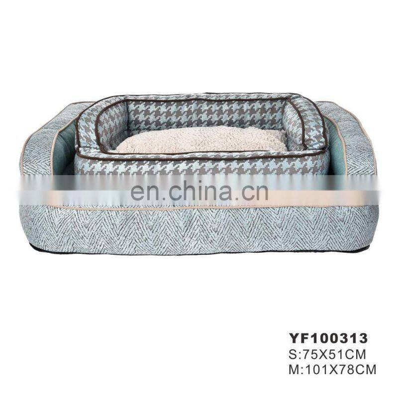 Custom High Quality Fancy Plush Dog Bed Pet Bed For Dog