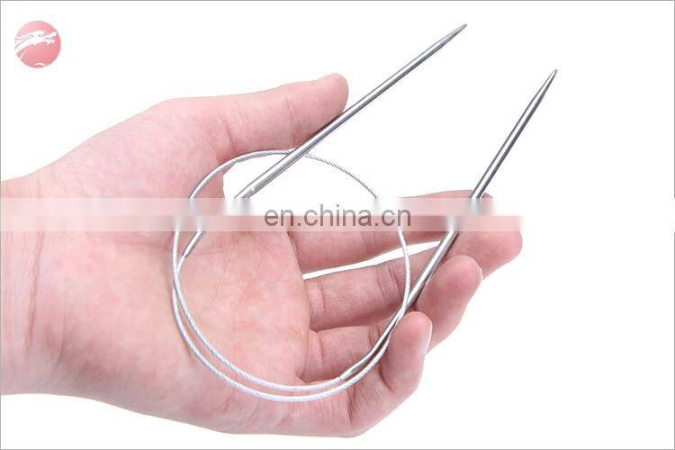 Weaving tools stainless steel circular knitting needle durable crochet hook set