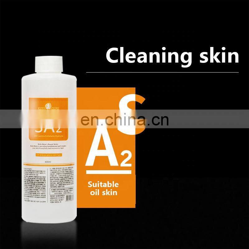 2019 Hot Selling 3 Bottles 400ML Hydra Dermabrasion Machine Small Bubble Solution Cleans And Hydrates Skin