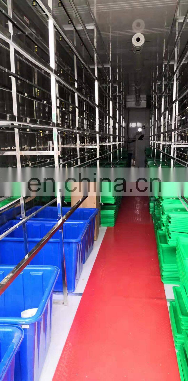 factory price professional automatic 1000kg/day green barley grass hydroponic fodder machine/hydroponic fodder container