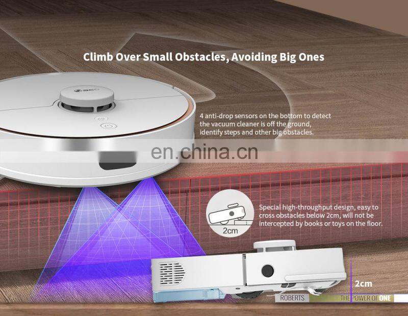Global Version 360 S7 Home Aspirator Dust Collector 2000Pa Laser Navigation Ultra-Quiet Mooping & Sweeping Robot Vacuum Cleaner