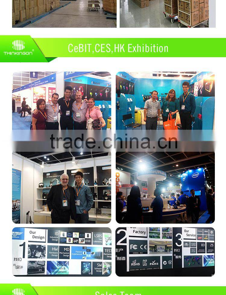 durable aluminium wireless bluetooth sport ear plugs with silicone neckband