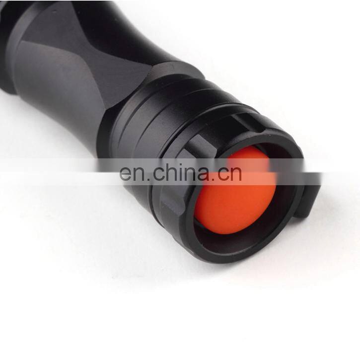 LED 600 Lumen Zoomable Focus 7W Q5 Mini Torch Flashlight Water Resistant LED Rechargeable Flashlight