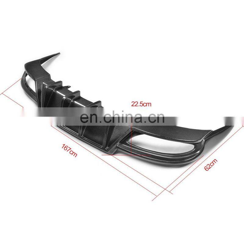Carbon Rear Bumper Underbody Diffuser for Lexus GS350 13-15