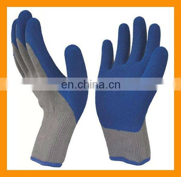Cheap 13g Rubber Dipped Safety Glove Latex Coated Work Gloves Gloves For Construction Wholesale